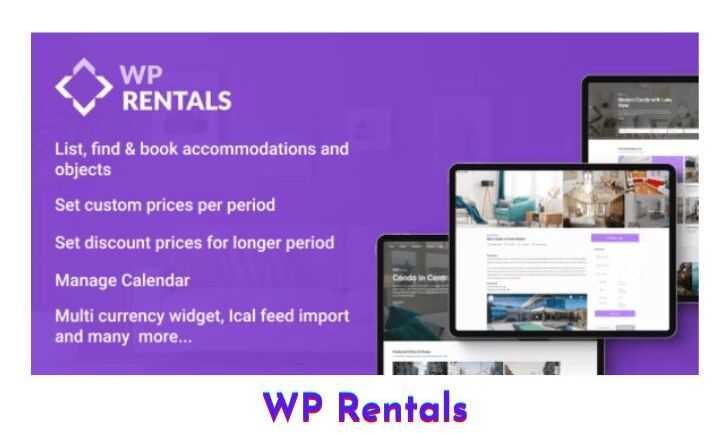 wp-rentals Theme free dwonload