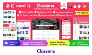 Classima v2.6.2 WordPress Theme download free